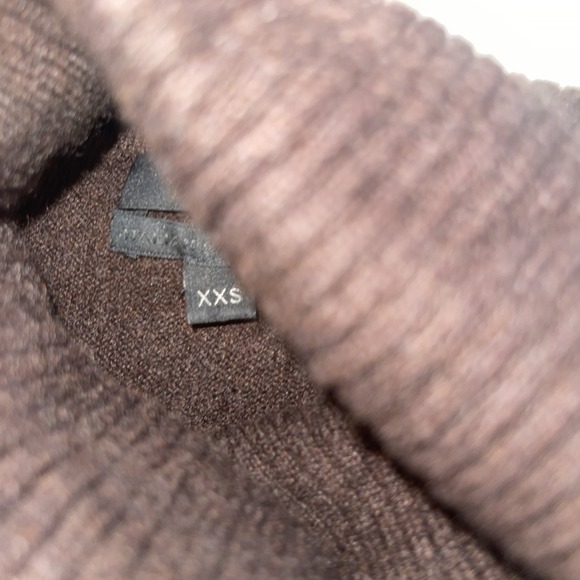 J Crew Women's Sweater Brown Italian Cashmere Turtleneck XXS - Picture 5 of 11